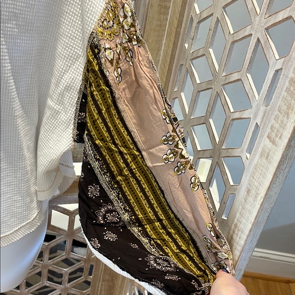 Free People Blossom Paisley Balloon Sleeve Therm - Picture 8 of 16